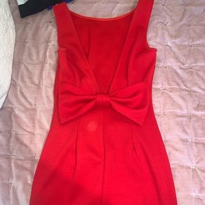 Red Dress with Bow